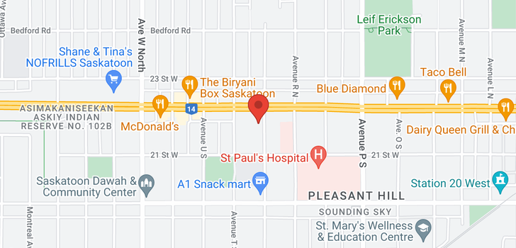 map of 109 N AVE S